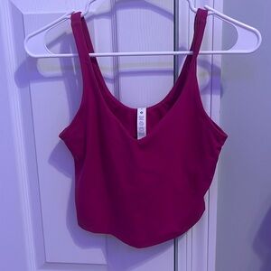 Ripened Rasberry Lulu Align Tank